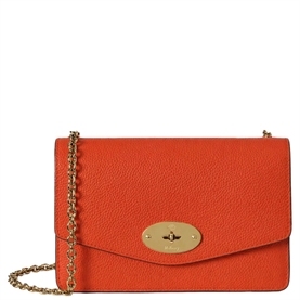 Mulberry Small Darley Coral Orange